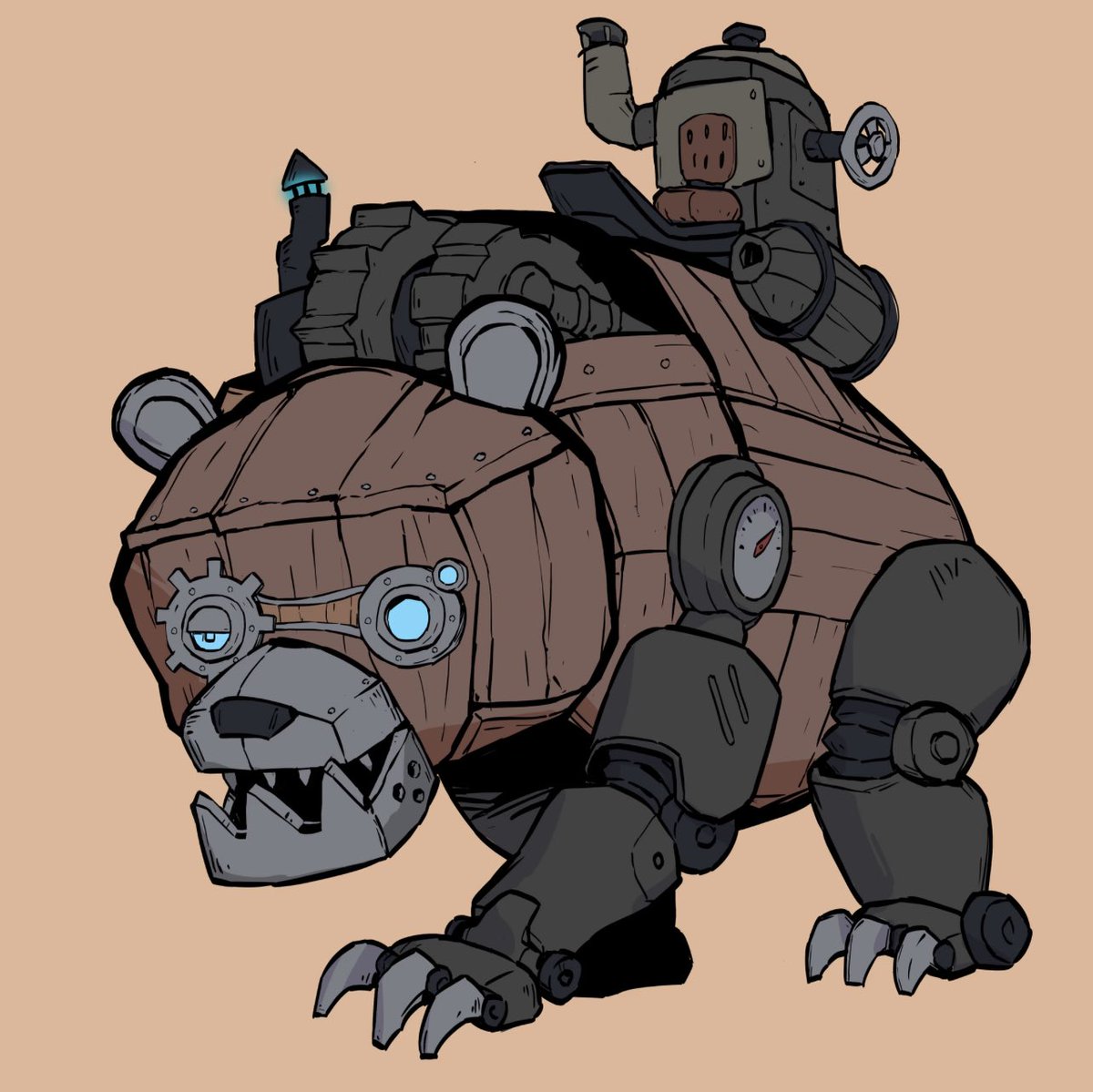 Excited to claim this bad ass beast after my latest <a href="/Halflington/">Adventurous Halflings ⛺️👣 - Traitswap is live!</a> adventure! Thanks <a href="/goblnnft/">Gobln</a> for the introduction!