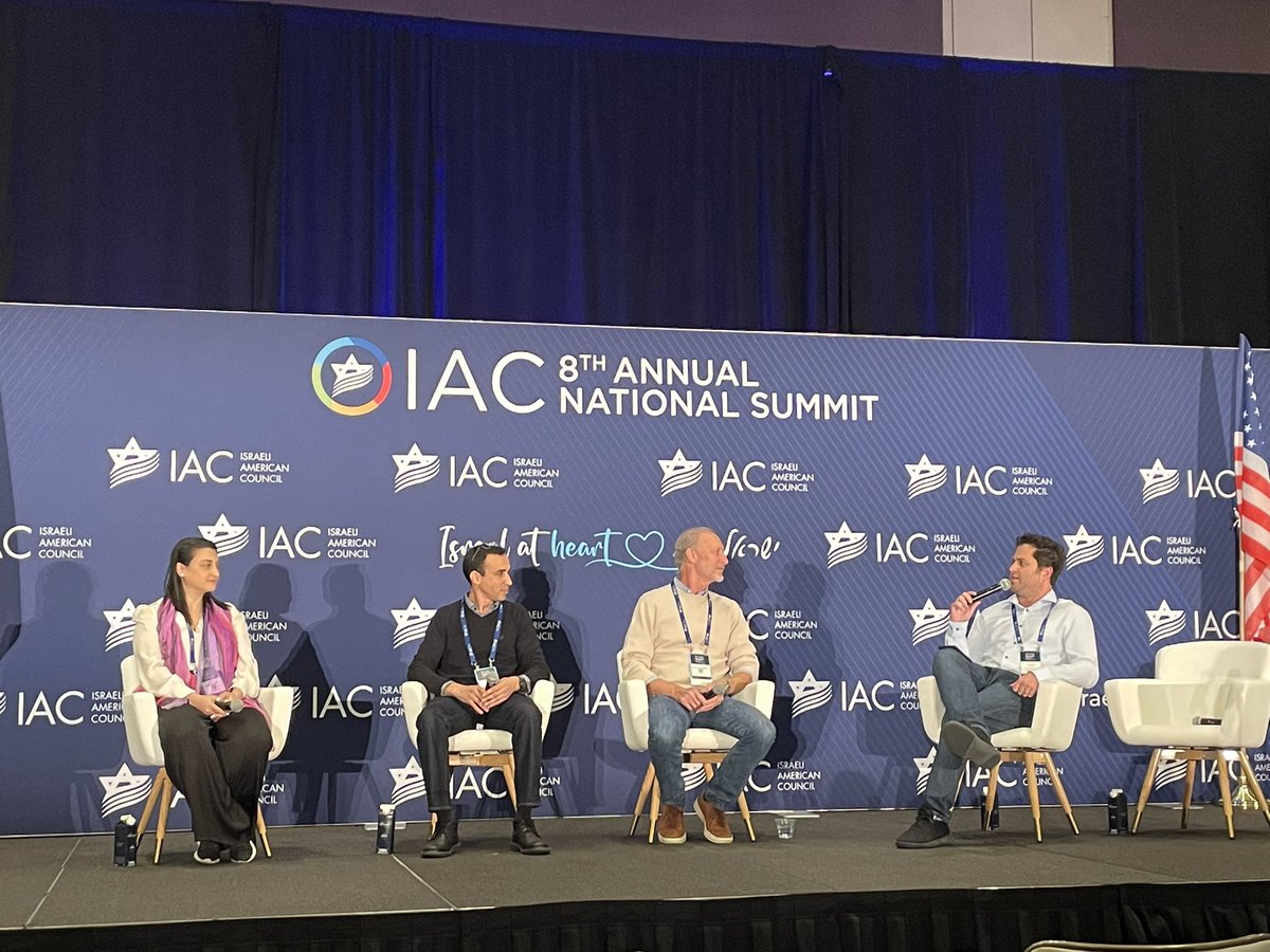 Amazing to see 2 leaders <a href="/gordondaugherty/">Gordon Daugherty</a> of <a href="/CapitalFactory/">Capital Factory ⚙️</a> and Yair Vardi of fusion-vc.com on stage together <a href="/israeliamerican/">IAC</a> summit