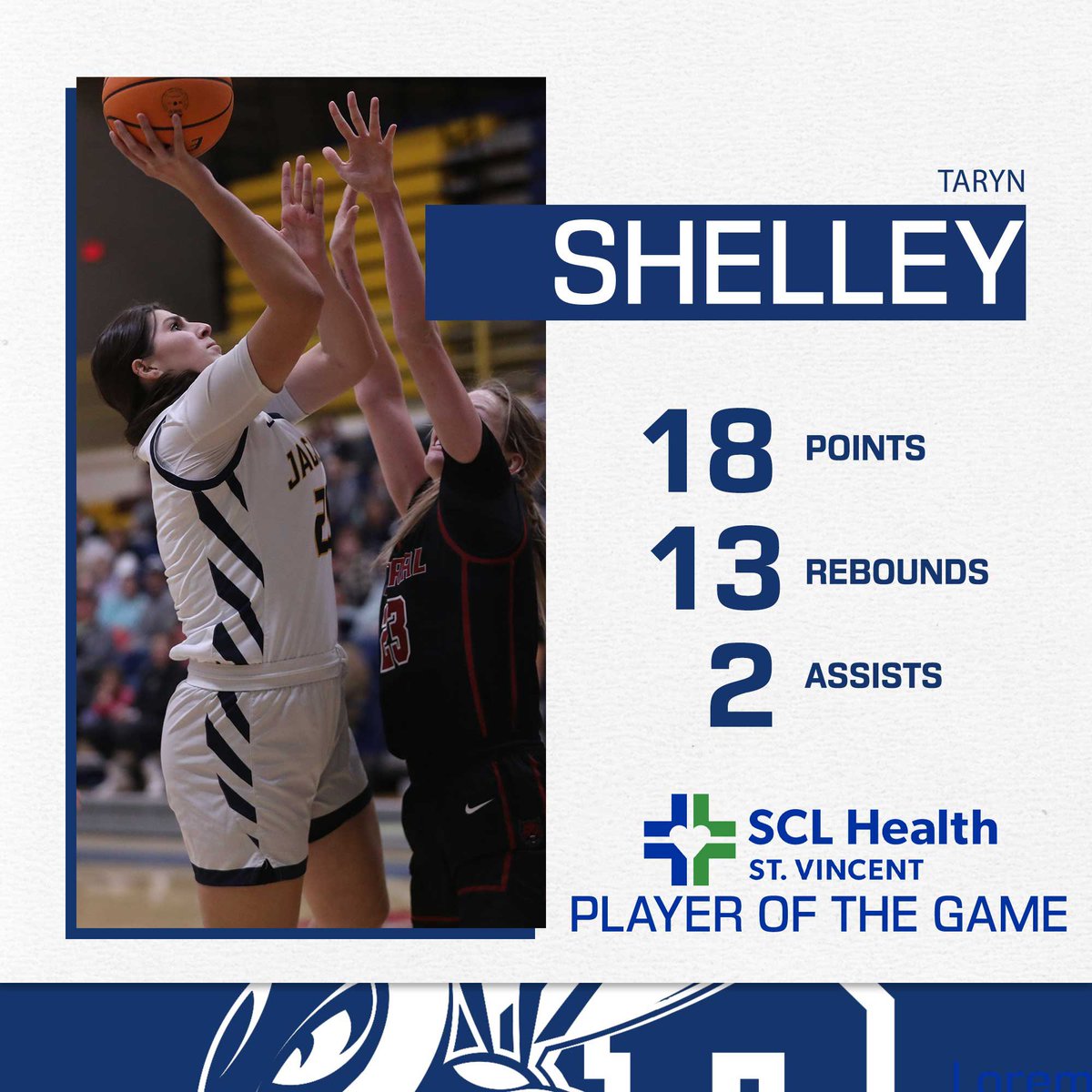 ‘JACKETS WIN‼️‼️

We stay undefeated in 2023 with an OT win over SFU💪

Shelley is the Player of the Game with 18pts &amp; 13rbs!

#MSUBWBB | #StrongerTogether