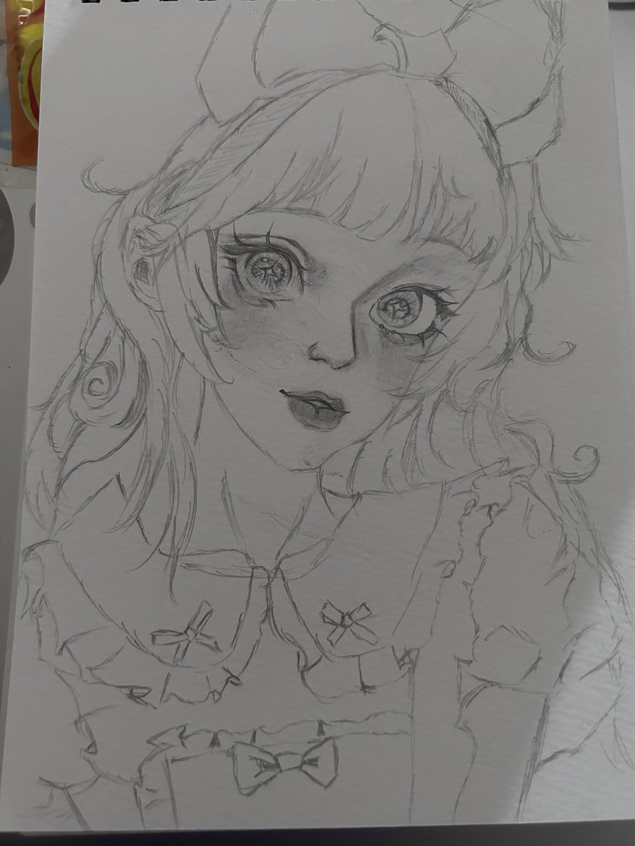 Shinyuuko96's tweet photo. お久しぶり✧੯•́໒꒱  
課間de落書き
顺便背背单词

#illustration #copydrawing 
#一日一絵
#絵 
#お絵描きさんと繋がりたい 
#模写イラスト好きな人と繋がりたい 
#イラスト
#practice
#临摹 https://t.co/Z9QeMspbSN