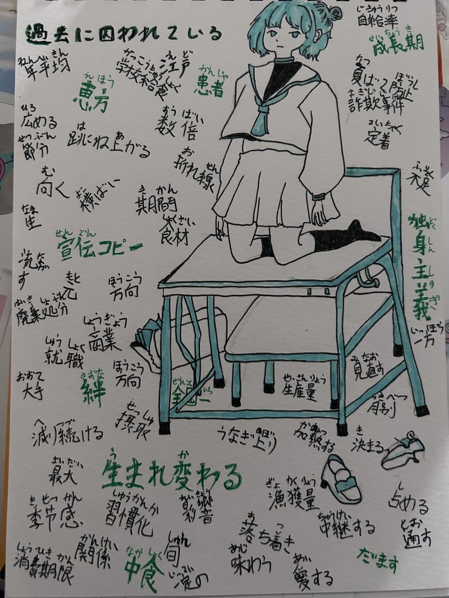 Shinyuuko96's tweet photo. お久しぶり✧੯•́໒꒱  
課間de落書き
顺便背背单词

#illustration #copydrawing 
#一日一絵
#絵 
#お絵描きさんと繋がりたい 
#模写イラスト好きな人と繋がりたい 
#イラスト
#practice
#临摹 https://t.co/Z9QeMspbSN
