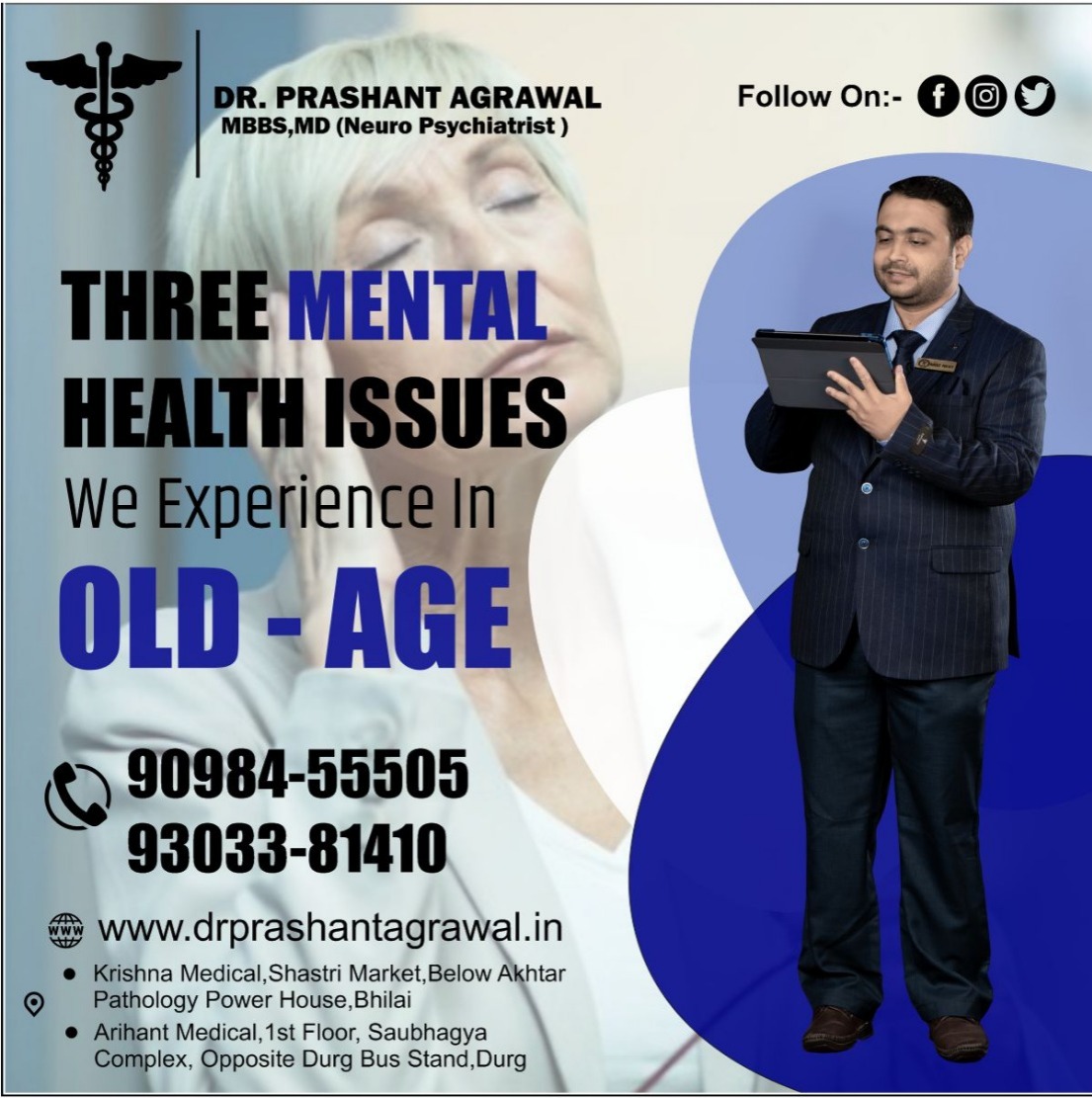 MansicHealth's tweet image. Some of the most common mental illnesses in the elderly include dementia, depression, anxiety disorders and severe cognitive impairment among others.
#oldageproblems #oldagementalhealth #oldagecare