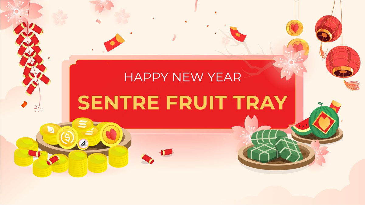 SentreProtocol's tweet photo. Get your juicy Lunar New Year treat on Sen Farming V2 🧑‍🌾
Sentre prepared a special "fruit tray" from our Farm with up to 300% APR! 

🍒 XGLI
🍒 ETH - USDC
🍒 SNTR - USDC
🍒 etc...

Check it out and get your sweets this Lunar New Year!
https://t.co/jcrOKKias3

#SentreProtocol https://t.co/rTyswUtISb