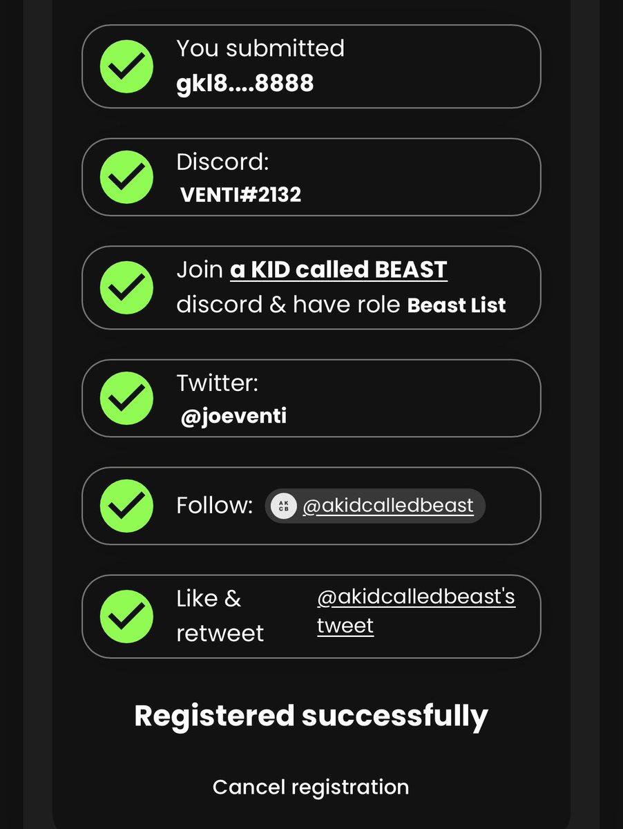 ⁦<a href="/akidcalledbeast/">a KID called BEAST</a>⁩ need Lady Luck on this one. Great project 🔥