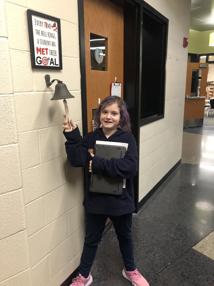 Congrats Sarah! She read a blends passage with 100% accuracy! #amcardinals #isdstrong