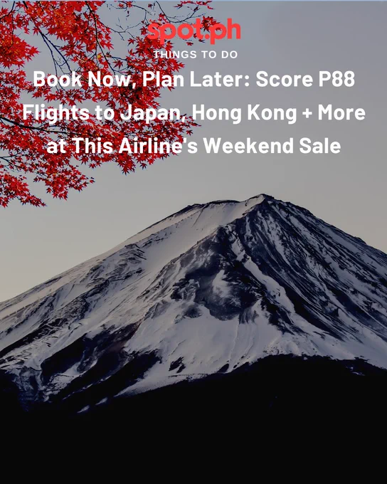 You have until January 23 to book tickets.  