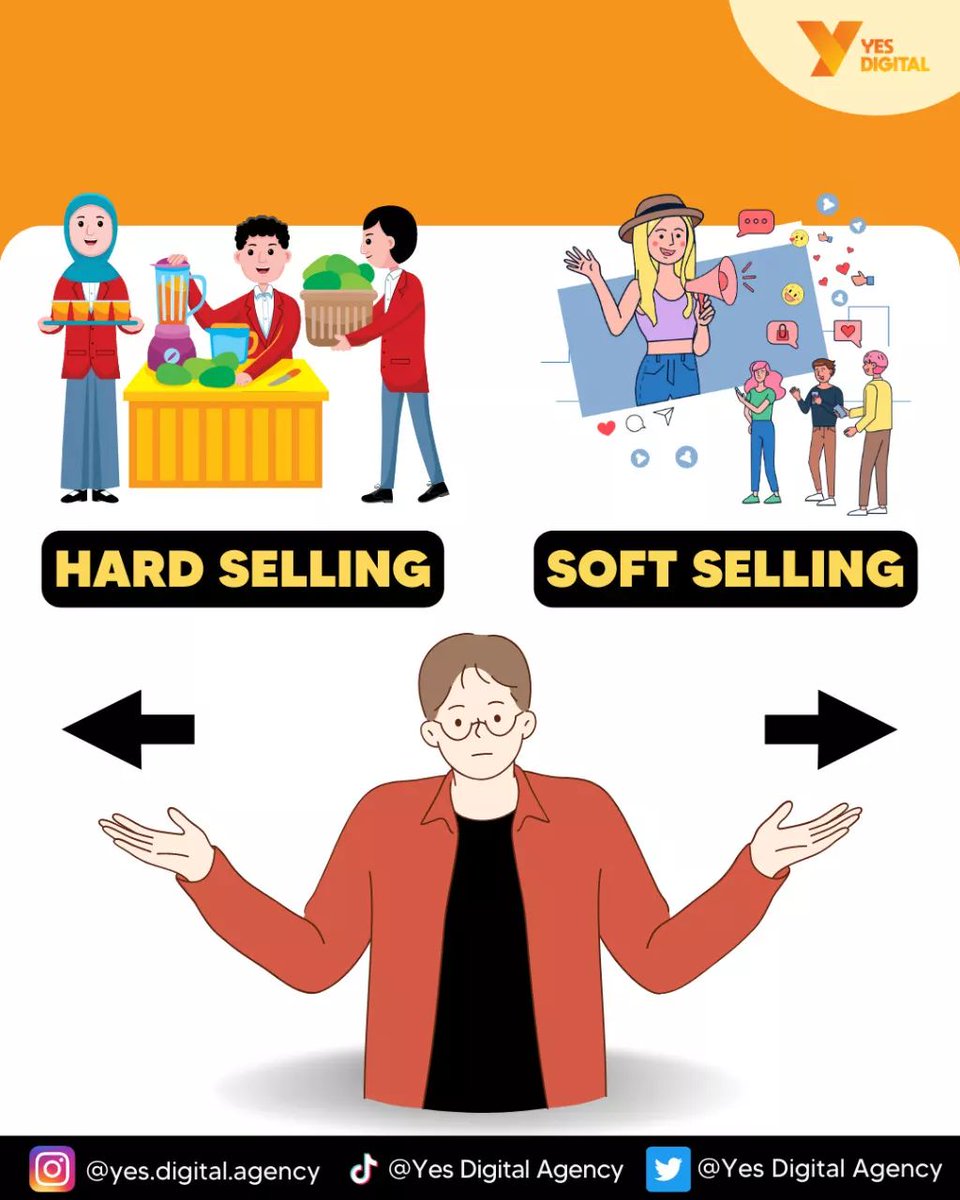 yesdigital__'s tweet photo. Apa itu Soft selling dan Hard Selling hmmmmm.

Klik Link di bawah ini Untuk Penjelasan tersebut !
https://t.co/LEer0Zyvwz

#YesDigitalAgency #YesDigital #GraphicDesigner #SocialMedia #SocialMediaMarketing #CakNun #Umur23 https://t.co/lUxu3JOdnx
