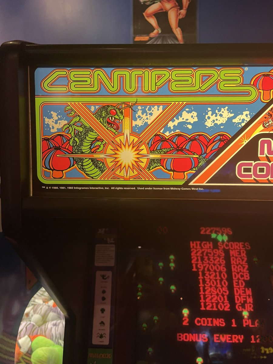 Round of applause for 1980’s arcade game title fonts. It all went downhill from here.
