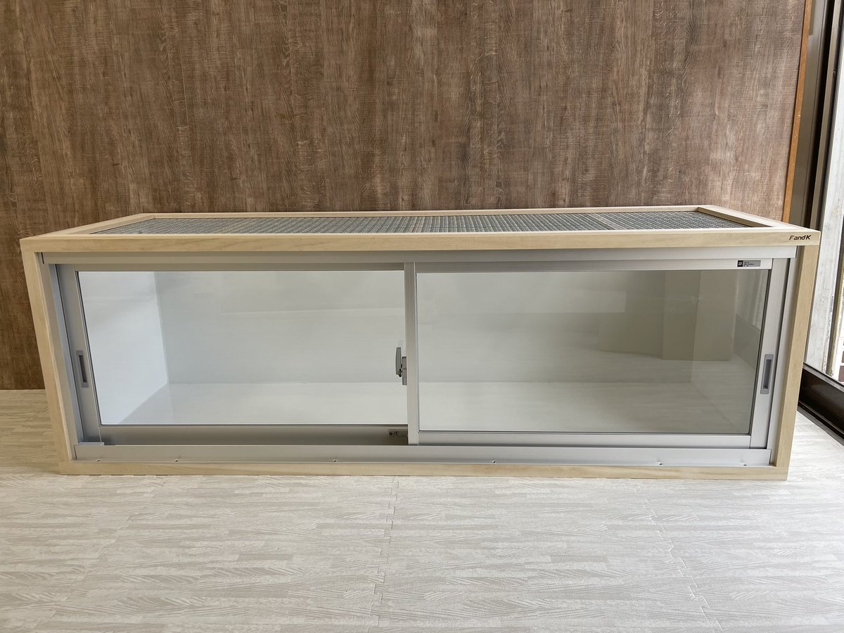 FandK爬虫類木製ケージ 特価品! ノーマル防水仕様 900×450×450