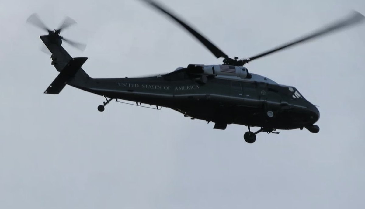 David (@dwhit30) on Twitter photo 1/19/23 - <a href="/POTUS/">President Donald J. Trump</a> inbound Moffett Field aboard Air Force One this morning and aboard Marine One this afternoon after touring the Santa Cruz area. 1/19/23 - <a href="/POTUS/">President Donald J. Trump</a> inbound Moffett Field aboard Air Force One this morning and aboard Marine One this afternoon after touring the Santa Cruz area.