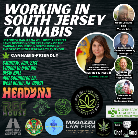 LouisMagazzu's tweet photo. Very honored to be one of the speakers at this event on Saturday. Learn more about the opportunities to work in the cannabis business in South Jersey.
https://t.co/5v9btwtqm3 https://t.co/CpgmtcT5Iu