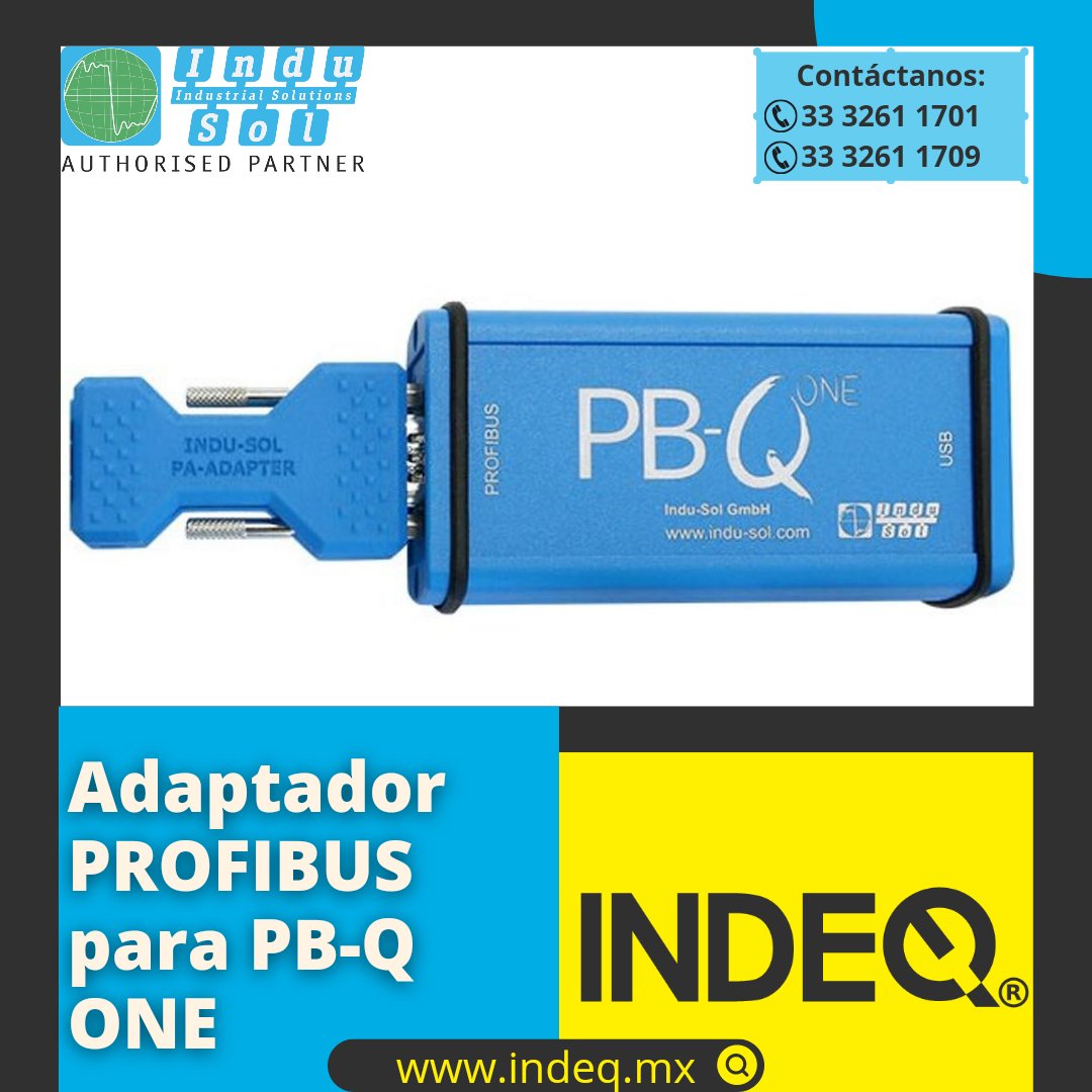 El adaptador PROFIBUS PA, el PB-Q ONE también se puede utilizar para redes PROFIBUS PA.✅👨🏻‍💻
Contáctanos para adquirir el tuyo: indeq.mx 

#INDEQ #automatizacionycontrol #automatización #technology #profibus #InduSol #conexión #adaptador #Tecnología #herramientas