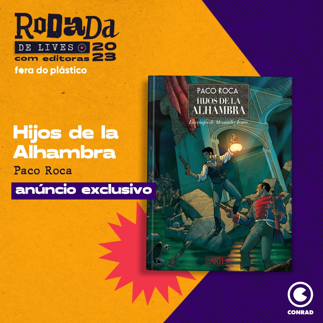 foradoplastico's tweet photo. Mais um quadrinho do Pacão da Massa no Brasil! “Hijos de la Alhambra” de Paco Roca chega em 2023 pela @ConradEditora. https://t.co/deJSqKGYdK