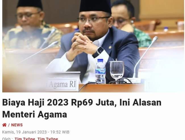 Subsidinya berapa prosen pak mentri <a href="/YaqutCQoumas/">Yaqut Cholil Qoumas</a> ?