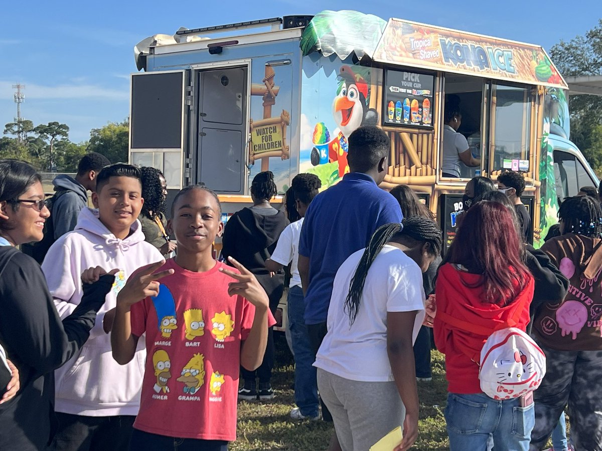 Congratulations to our Buccaneer scholars!!! They had a blast at the 2nd 9 weeks Honor Roll Celebration where they received certificates, prizes, and their favorite Kona Ice!! @Tradewinds_Prin