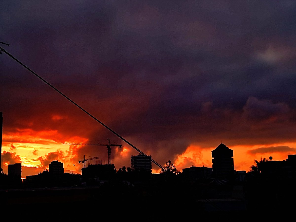 Atardecer en #Concepción —Región del #BioBío—, Correspondiente al Jueves 19 de Enero de 2023. #RedMeteo #ElTiempoCHV