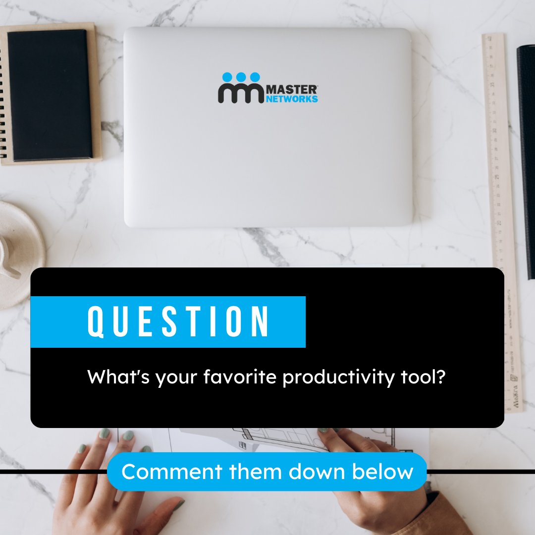 MasterNetworks1's tweet image. Do you have a tool that you swear can make a difference in productivity? We would love to hear 'em!

Comment them down below 👇
🔵
🔵
🔵
#wearemasternetworks #masternetworks #onerelationshipaway #networking #networks #networkmarketinglifestyle #Marketing #business #Productivity