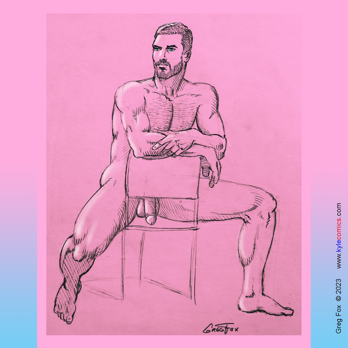 One of the figure drawings I did for the #DrawingsOfDrew book that I eventually decided to not include. But here it is for your enjoyment!🍓#GregFox #KylesBnB #maleart #figurestudy #muscularphysique #malephysique #maleform #lifemodel #figurestudy #figuredrawing #lifedrawing #art