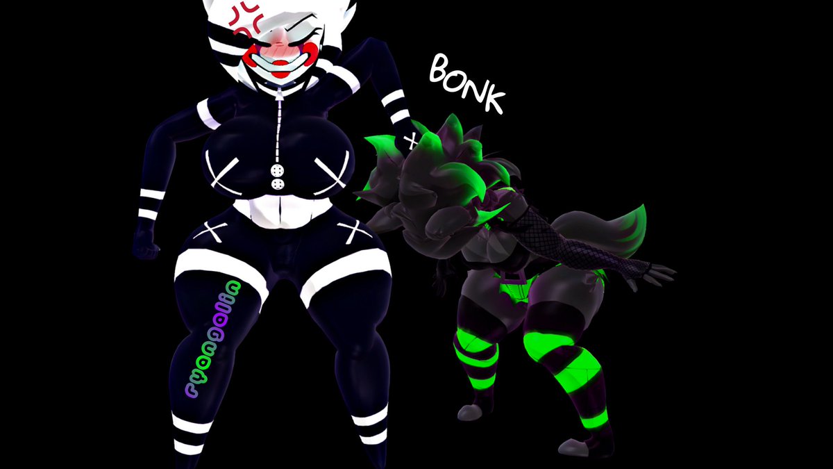 ryangalindo76's tweet photo. Chemical is a little sassy 😈

#FNAF #cryptiacurves https://t.co/S5UcwxdzVi