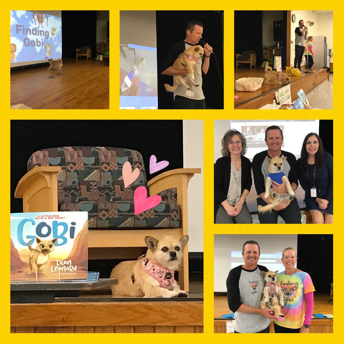 Very exciting to have author Dion Leonard and Gobi spend time sharing their journey with our Soaring Eagles today! Thank you Dion, Lucj &amp; Gobi 💕<a href="/findinggobi/">Finding Gobi</a> <a href="/DeltonaLksElem/">Deltona Lakes Elem</a>
