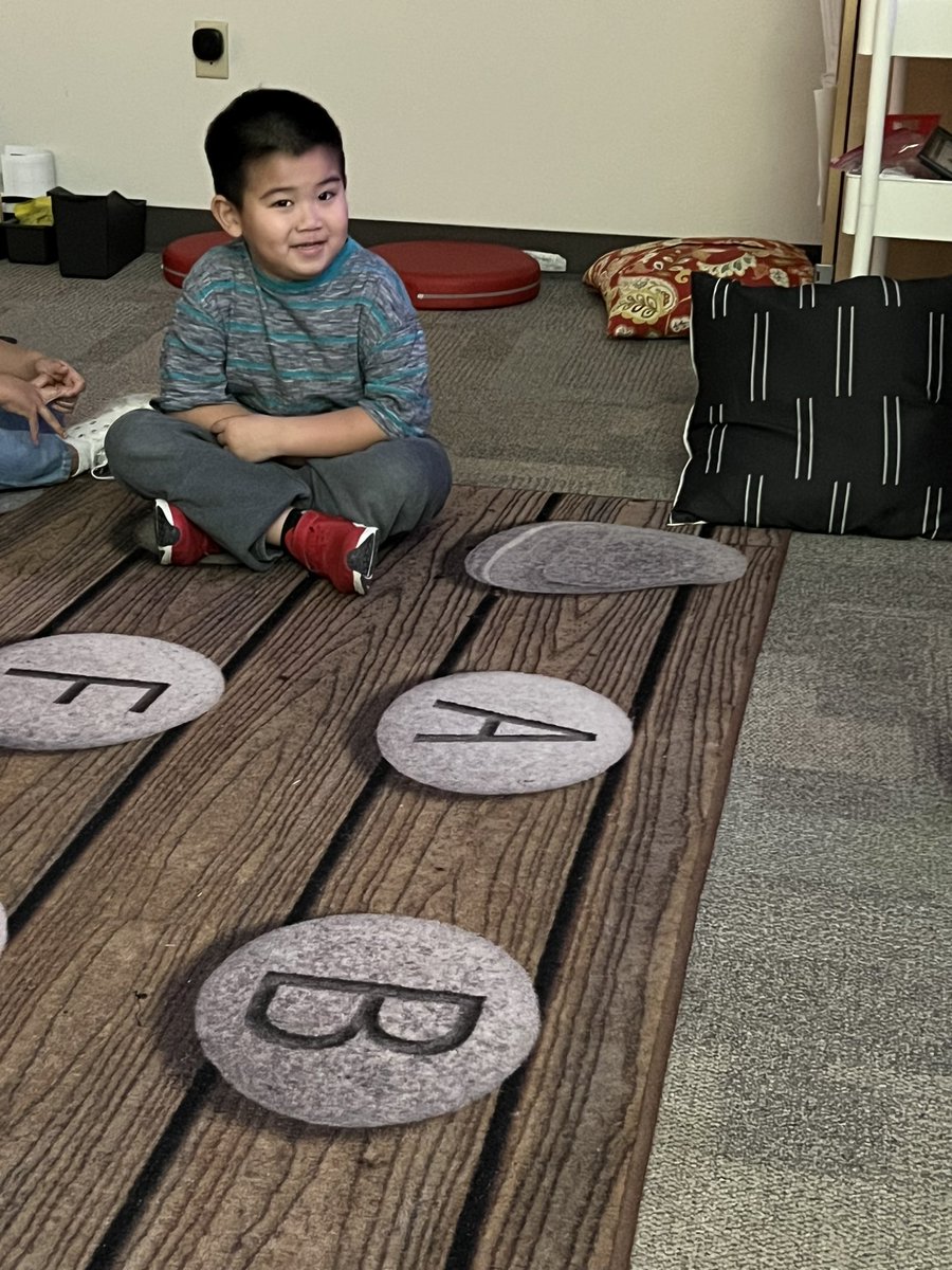 This little one was ALL smiles today when we learned about the Lunar New Year. Everytime we turned the page, he said that’s me! Representation matters.. even in a read aloud. 💙🐾 <a href="/BlantonBulldogs/">Blanton Elementary</a>