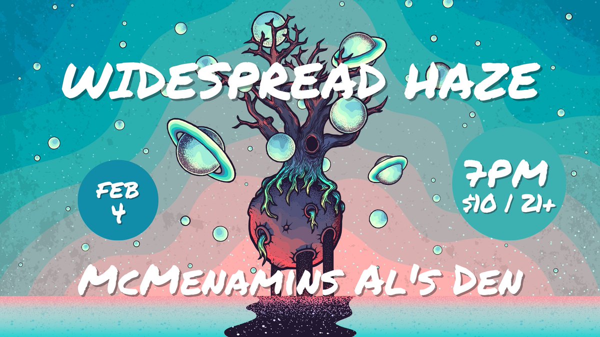 Portland! Join us February 4 at #McMenamins #AlsDen | We're a time-travelling, hip-shaking, psychedelic rock-n-roll trio making music that crosses genres with whimsical cynicism that resonates across generations. $10/21+ Get your tix @ bit.ly/3XHllzp #pdxmusic #livemusic