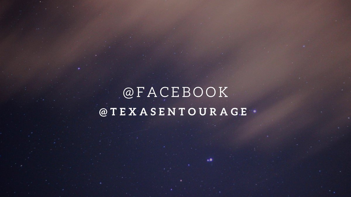 TXENTOURAGE's tweet image. Follow me!
#PROMOPAGE #TEXASENTOURAGE #JANUARY