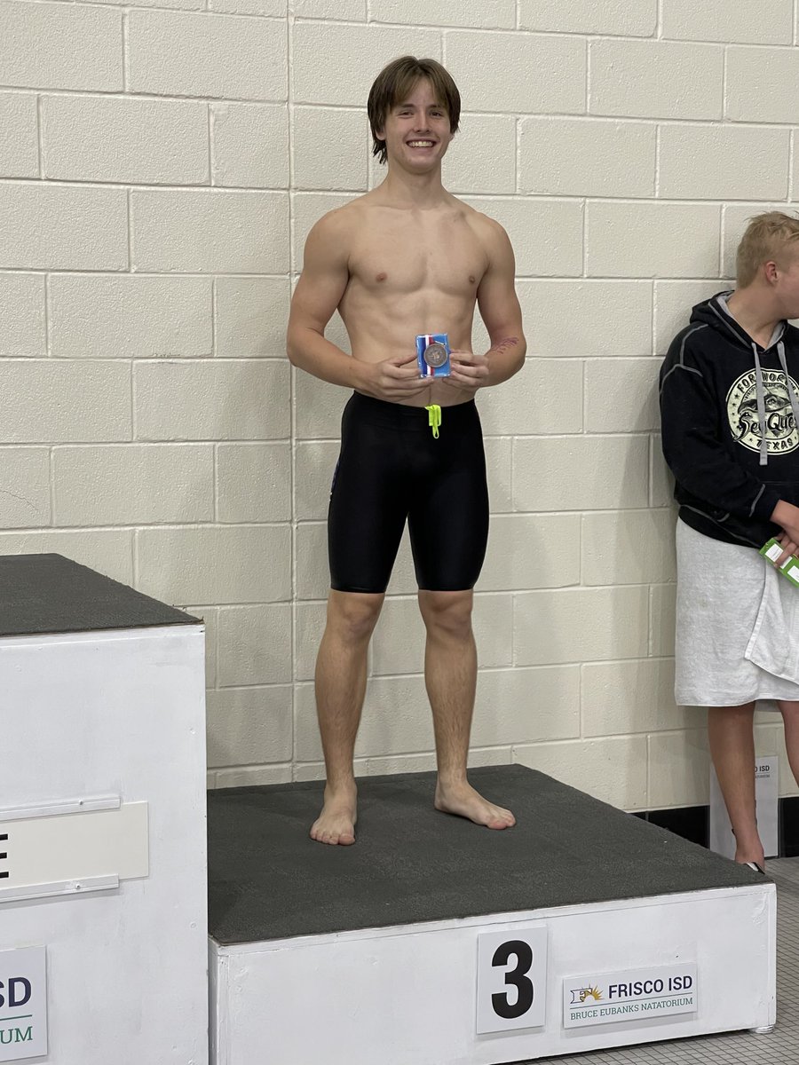 ⁦<a href="/SVRaiderBooster/">SHS Raider Booster</a>⁩ ⁦<a href="/SunnyvaleISD/">Sunnyvale ISD</a>⁩ Jace Mangrum medals again taking bronze in the 100 Freestyle and advances to Regionals!!