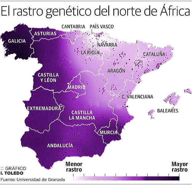 Juancorreillo's tweet photo. 20-I-2023: Quiero compartir con Vuesas Mercedes esta lámina de la Universidad de Granada: Huella genética de la Península Ibérica. La considero muy interesante. Retuiteen, que se conozca o hagan lo que les plazca ¡Feliz día para toda la gente buena! #StopLeyendaNegraEspañola https://t.co/SyiU9AHLhO