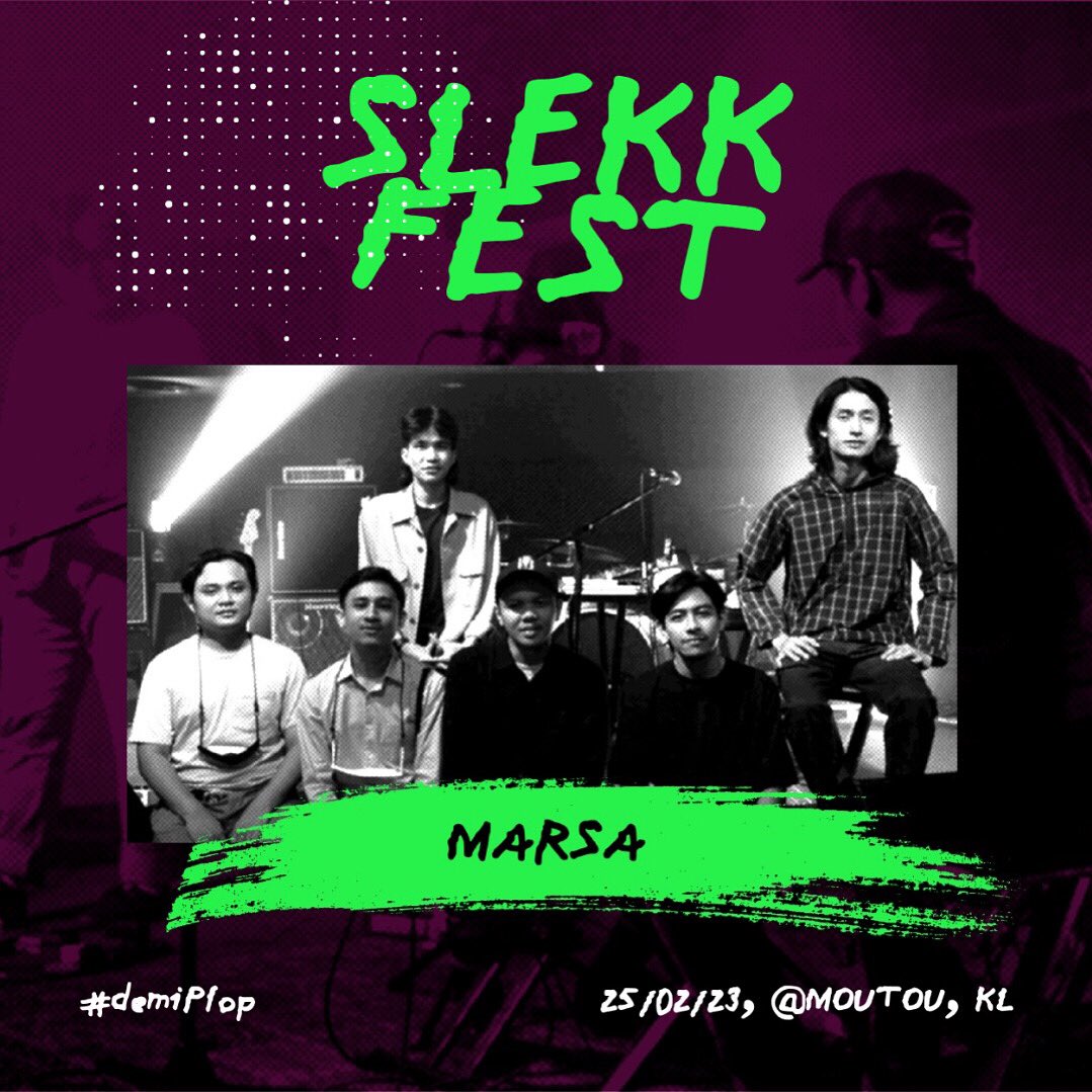 megatmuzhafar's tweet photo. Yang seterusnya SLEKKFEST menampilkan.. 

Sebuah band post-rock atau space rock atau mereka menggelarkan sendiri sebagai instrumental sextet dari Kuala Lumpur iaitu @markaspendosa atau lebih digemari dengan panggilan MARSA ! https://t.co/KRYONgRETN