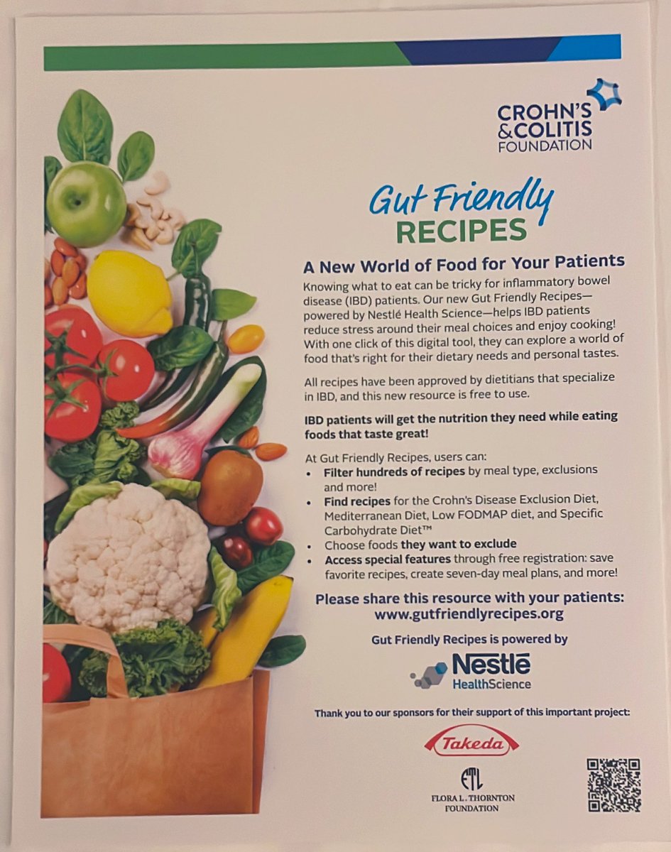 Kelly Issokson MS RD LDN (she/her) (@gidietitian) on Twitter photo Sooooo excited that the <a href="/CrohnsColitisFn/">Crohn's & Colitis Foundation</a> has officially launched their new recipe website!!
✨ gutfriendlyrecipes.org. ✨
Check it out and let me know what you think! #conferenceswagbagfinds #CCCongress23 Sooooo excited that the <a href="/CrohnsColitisFn/">Crohn's & Colitis Foundation</a> has officially launched their new recipe website!!
✨ gutfriendlyrecipes.org. ✨
Check it out and let me know what you think! #conferenceswagbagfinds #CCCongress23