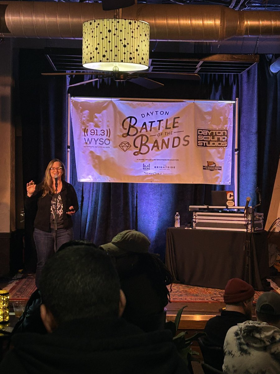 alayna_yates17's tweet photo. Gearing up to hear some local Hip-Hop, Rap, and R&B talent here at @BrightsideDYT for Week 2 of Battle of the Bands!! #CMM438 https://t.co/r4ksoMxFXV