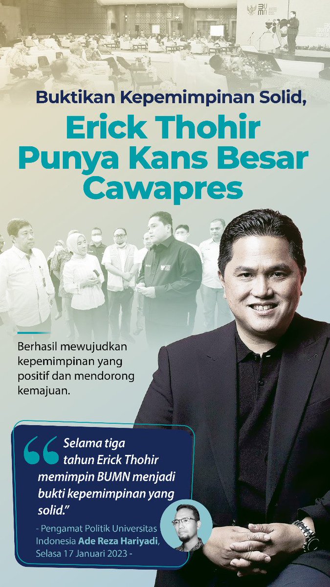 liburanyukita's tweet photo. Berhasil mewujudkan kepemimpinan yang positif dan mendorong kemajuan.

#KitaHadapiKitaAtasi
#erickthohir #etroopersjabar #etroopersaction #ethosukabumi #ethocianjur #sukabumi #cianjur https://t.co/eyxr4e5ir0