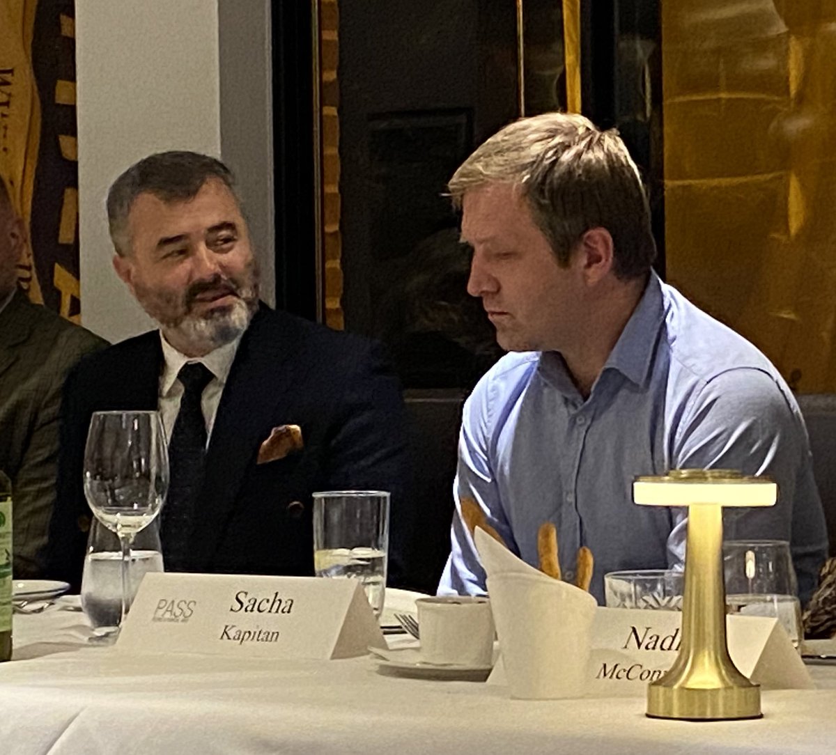 passconsulting's tweet photo. Dr. Han Mamur leads a discussion with Dr. Sacha Kapitan, a #Ukrainian hero visiting Washington D.C. https://t.co/V4jo91qKUU