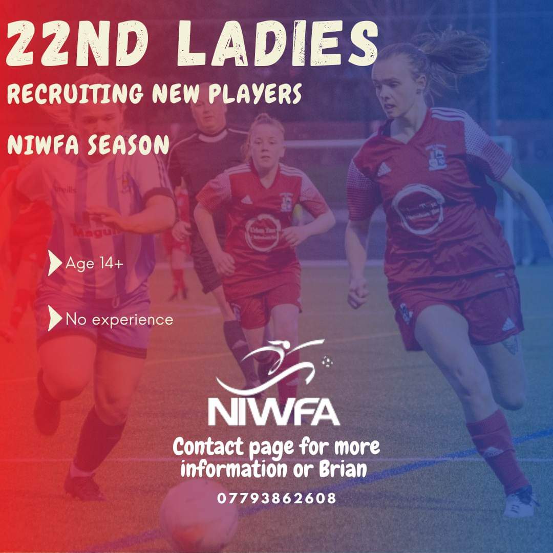 22ndladiesfc's tweet photo. Now that our futsal season is over 22nd Ladies have started preseason preparations
We are looking players of all ability
Through Jan &amp; Feb we are training indoor at Ballysillan Leisure Centre Tues 7.15 &amp; Thurs 8.15. c
Come along or contact the page you will be made very welcome https://t.co/aq0Jxjeak6