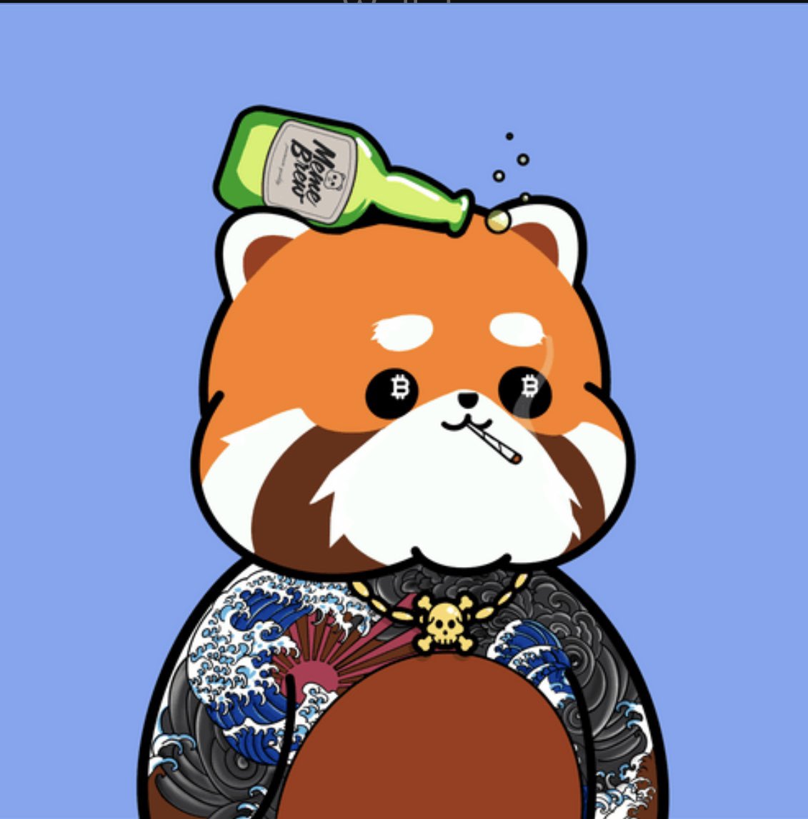 ssy2kk's tweet photo. @DaRealMilkBagz @trader1sz @KanpaiPandas Mine is better if you like booze weed and btc https://t.co/qTZ3pZd5Xr