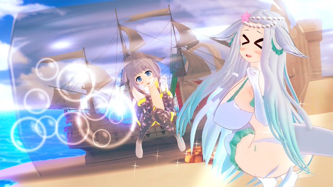 海のフレンズたちを配布します。もともと動物を反映して背が高くて身体が全体的に大きいです。性格はステラカイギュウは「神秘的」、デュゴンは「娘」に設定し、服装は短い服装とおしゃれな服装で構成されています。ダウンロードは以下のツイートにあります。

#けものフレンズ
#コイカツ 