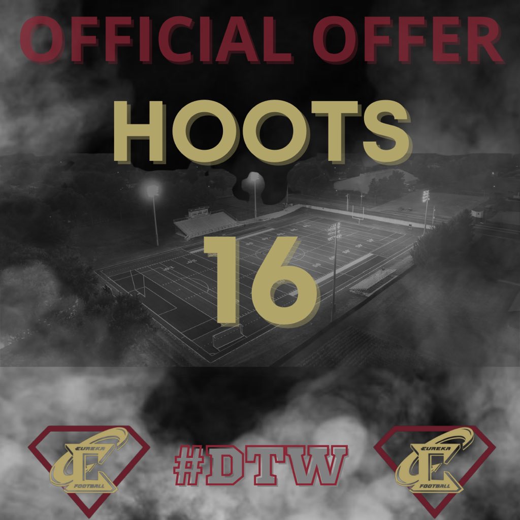 HootsKohen's tweet photo. Big thanks to @CoachDurley and @CoachKurtBarth for having me out to campus today! Blessed to have received an offer to play at @ECRDFootball! https://t.co/62h6q0VlHC