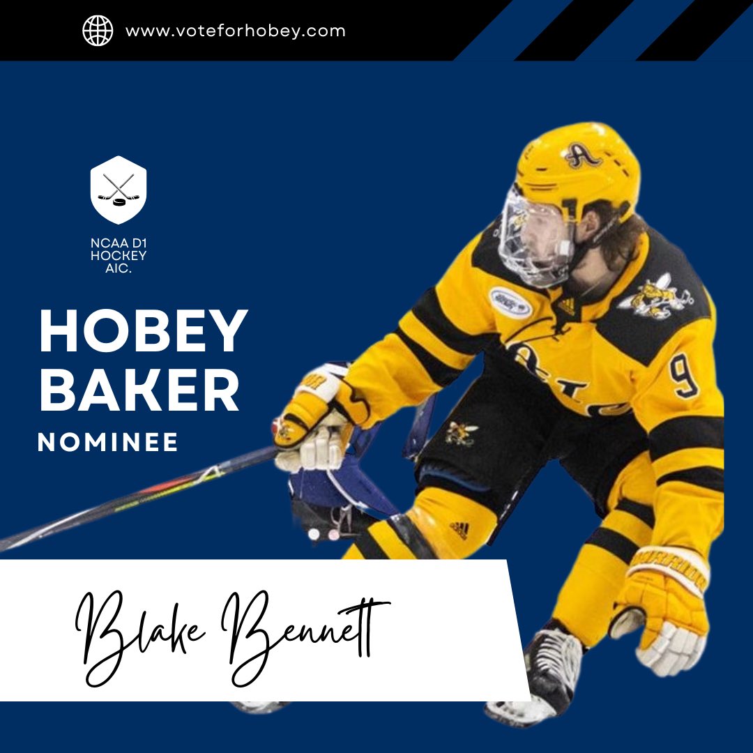 St. George Ravens alumni, is nominated for the most prestigious award in College/University hockey. 

Congratulations Blake Bennett, on your nomination for the Hobey Baker award. 

You can vote for Blake here: voteforhobey.com 

#OnceARavenAlwaysARaven