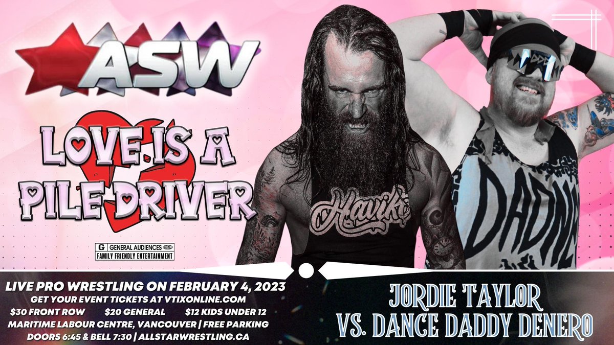 ASWJalandhar's tweet photo. Tickets available at:
https://t.co/lX4A6KHbhs

@ASWCANADA #OldSchool Pro Wrestling returns to action in #Vancouver

Saturday February 4
Maritime Labour center
#VancouverBC

#TheMomentTaker @TheMomentaker battles @dncedaddydenero

#NorthVan @NorthVanRT #VancityBuzz #VancityEvents https://t.co/jAnou7zI3M