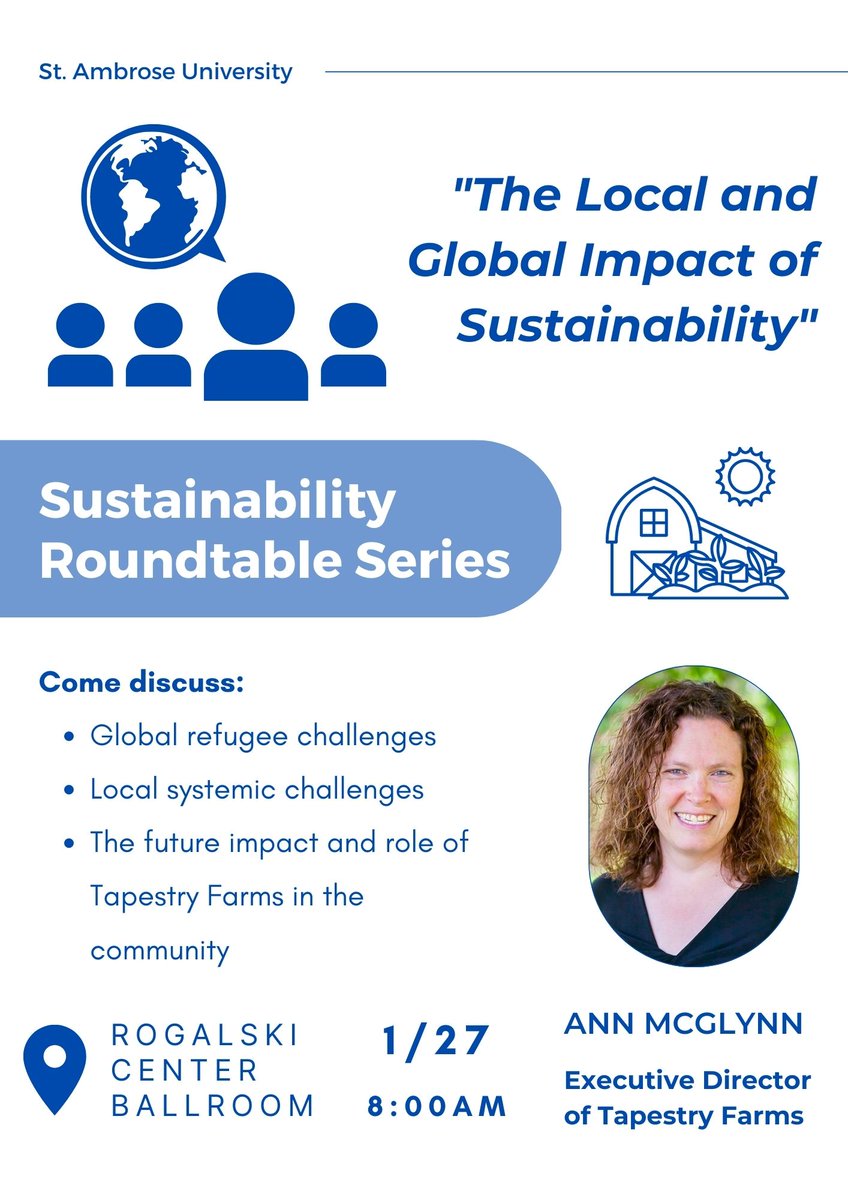 We hope you can join us in just over 1 week! 🌎🍅🌽