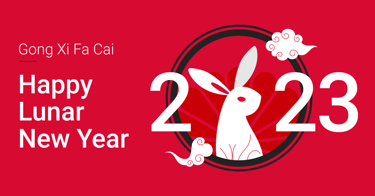 We wish everyone a happy and prosperous Lunar New Year! ✨ 🐇 This year marks the Year of the Rabbit, a symbol of grace, kindness, and good luck. 

Gong xi fa cai!

#cny #lunarnewyear