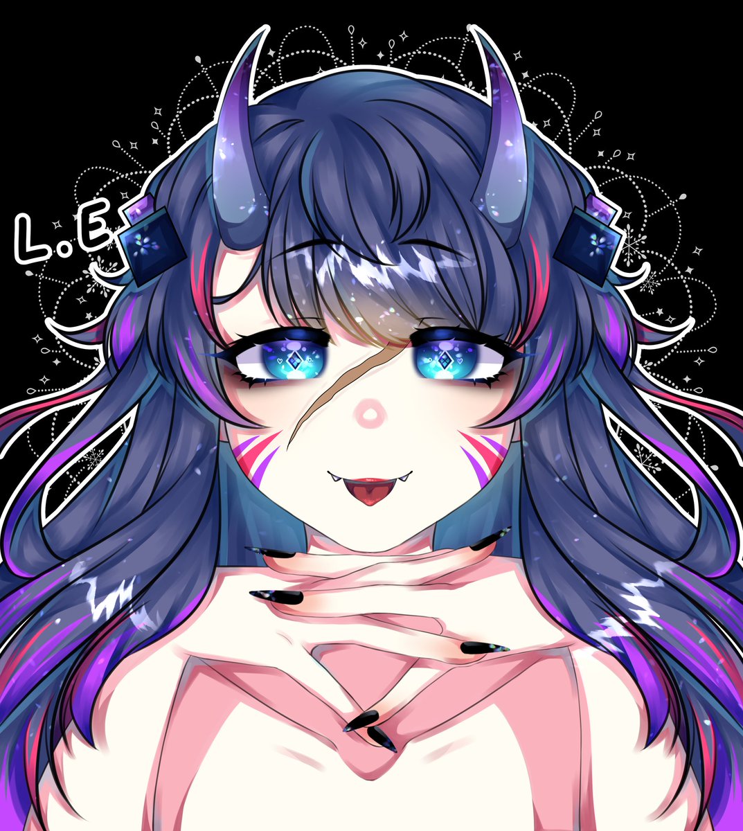SuicidalGirl_F's tweet photo. My new OC, Lilith.💜✨ https://t.co/nk6YpUGpTE