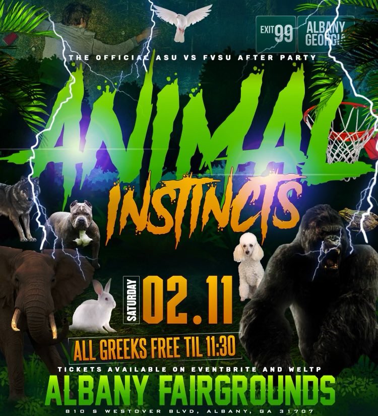 DjOchoytlayol's tweet image. 🏀 #DertySouthClassicWeekend 🏀

Friday 2-10-22 @ STATE 🎭 

🔴🟢🟡 Traffic Jam 🔴🟢🟡

Wear Red- Taken 
Wear Yellow- It’s complicated 
Wear Green- ON GO 

Sat 2-11-22 @ Fairgrounds 🏚

🦁🐸 #ANIMALInstincs 🐸🦁

eventbrite.com/e/453585846477

Greeks Free Til 11:30 🕦