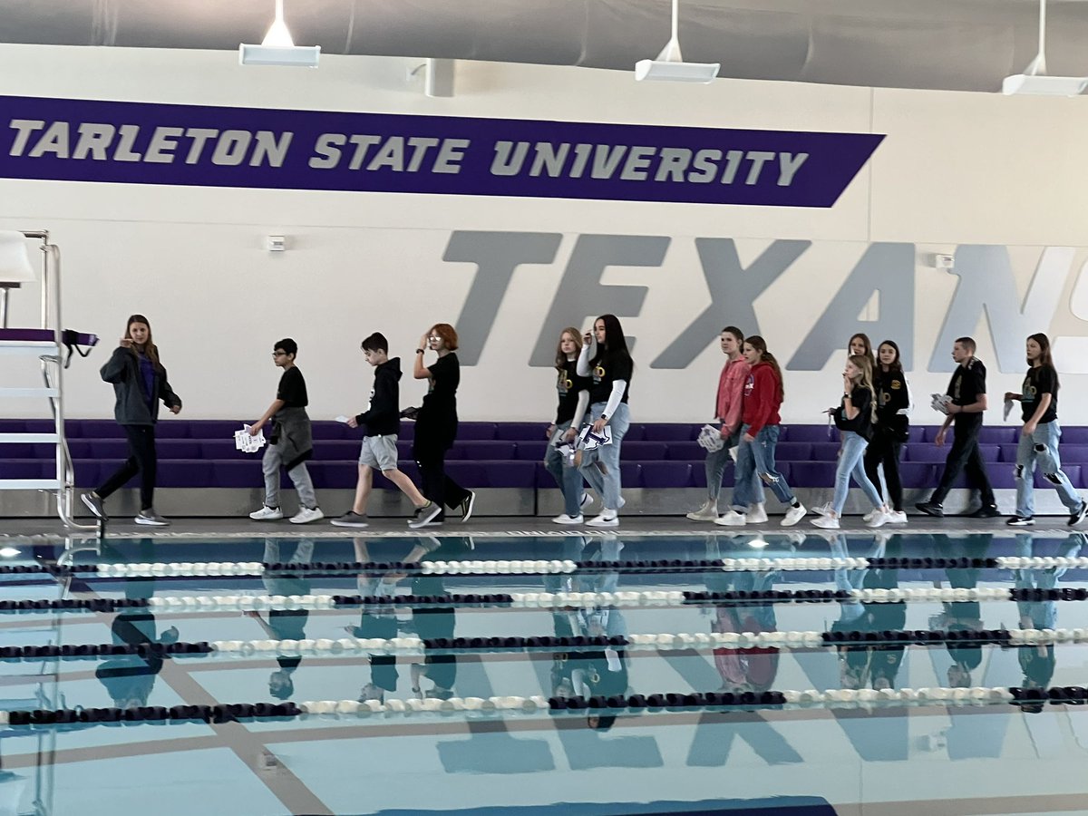 AVID 7th grade field trip to <a href="/TarletonState/">Tarleton State University</a> was very exciting! Thank you for teaching and guiding us into a bright future! #CollegeBound <a href="/AVID4College/">AVID</a> <a href="/granburyhsavid/">GranburyHS_AVID</a>