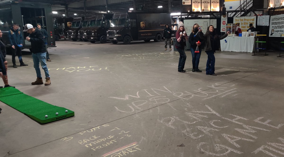 Night Sort doing game night for Appreciation Week. Thank you to each UPSer for everything you do and all of your hard work! 🥇💯