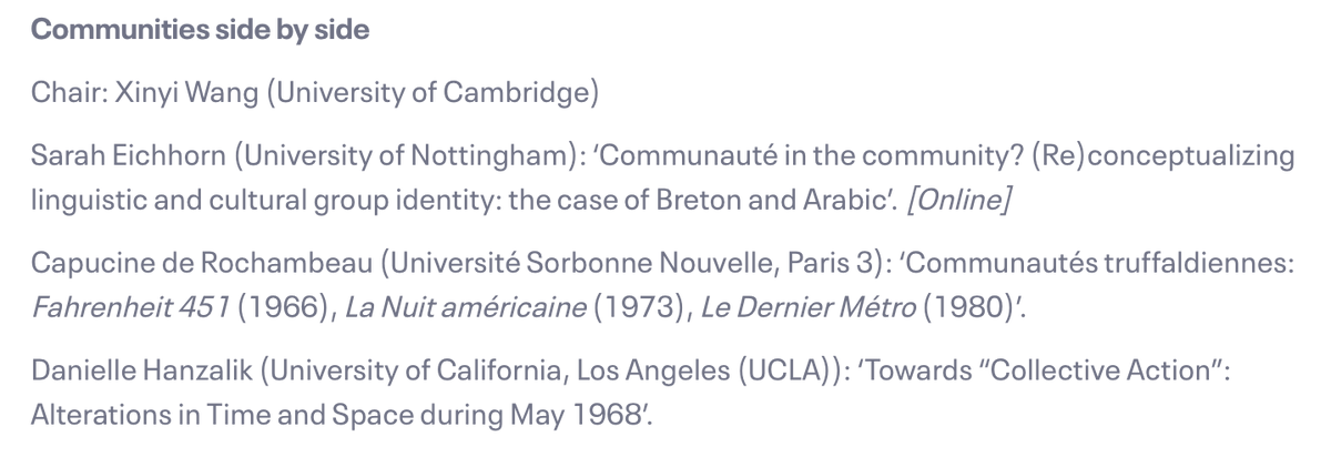 French Graduate Conference Cambridge tweet media