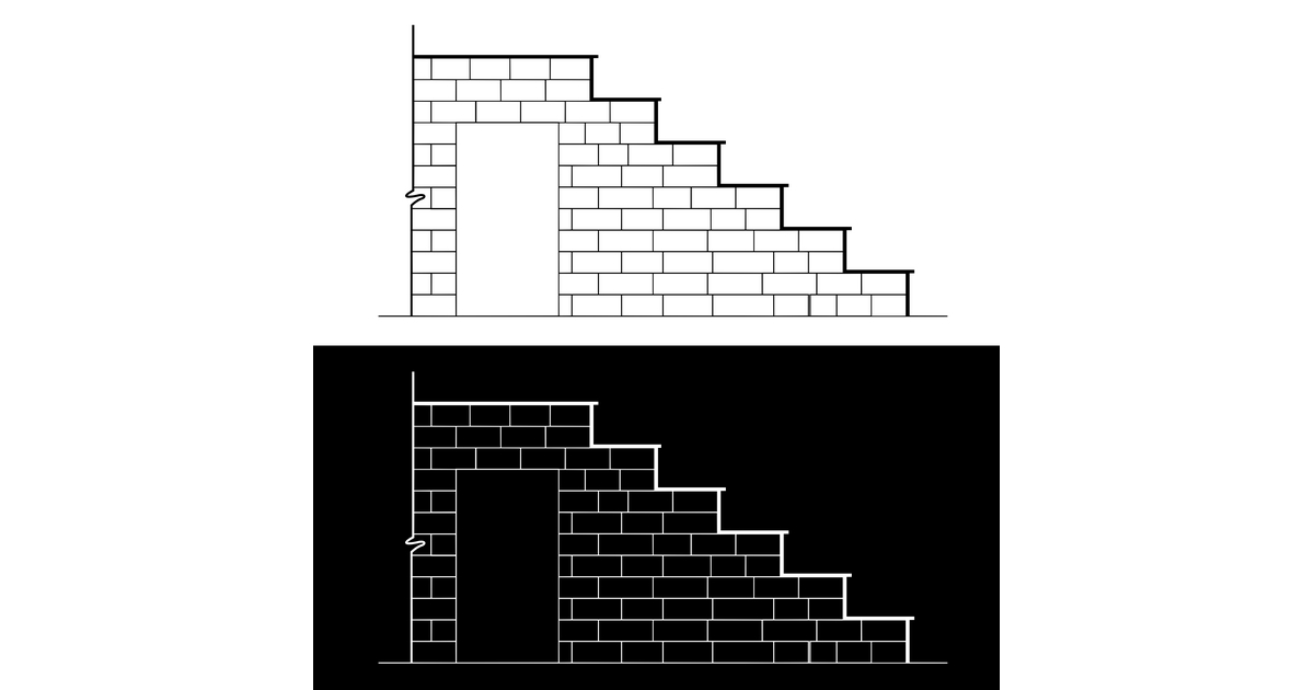 Latest Sold <a href="/VectorStock/">VectorStock</a> drawing of a brick stair with stone or marble slab #VectorStock vs2.page.link/Kt2i