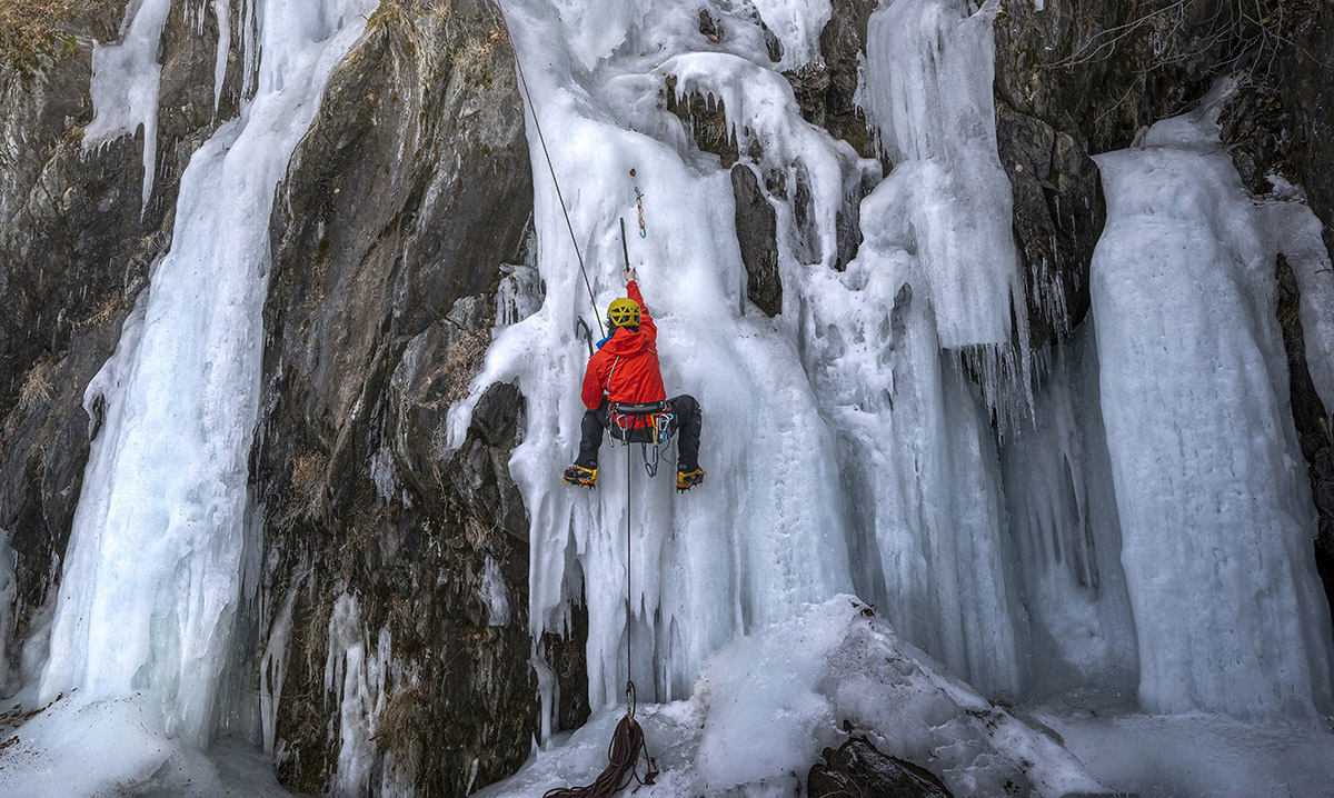 PhotoTrekAlaska's tweet photo. Guide Ben captured this image of an ice climber along the Turnagain Arm during a recent Sunset Photo Safari tour. Join us on this tour any day of the year for great photo tips at great photo locations! #tours #travel #alaska https://t.co/gAaxfBpogQ https://t.co/c4CUH3PVjN
