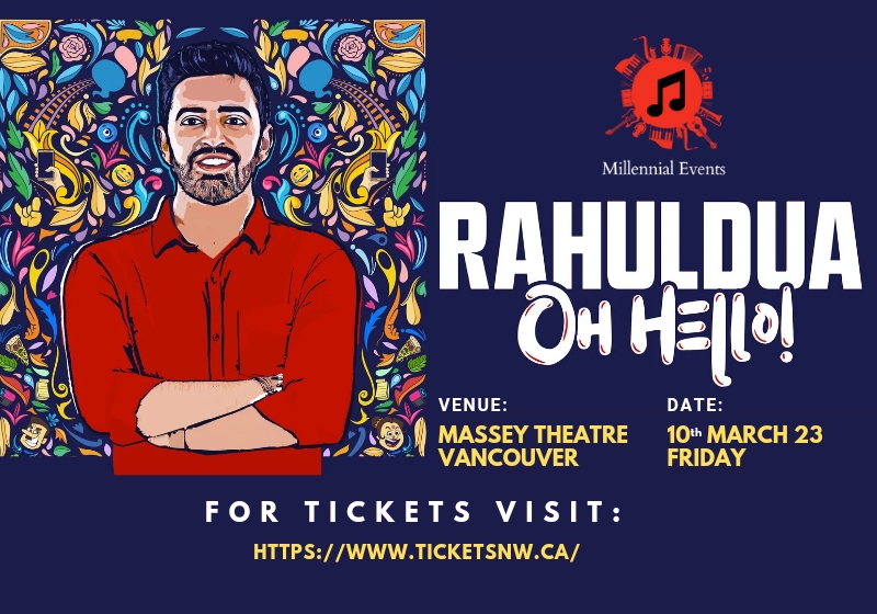 Millennial Events Presents: Oh Hello! Rahul Dua Canadian Tour, March 10

One of the best performers on Amazon Prime Video's Comicstaan, Rahul Dua is one of the brightest young comics in the country today. 

Tickets: ow.ly/TquI50MvIls

#NewWest #YVRComedy